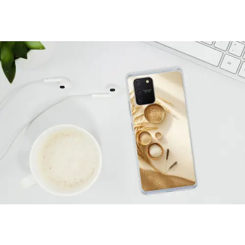 Granen - Hout - Kom - Beige Telefoonhoesje Samsung Galaxy S10 Lite klein -oordopS10Lite