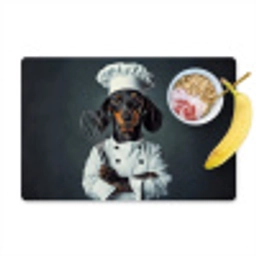 Hond - Garde - Kok Placemat vinyl groot -zzzproduct_Kitchenyeah-website