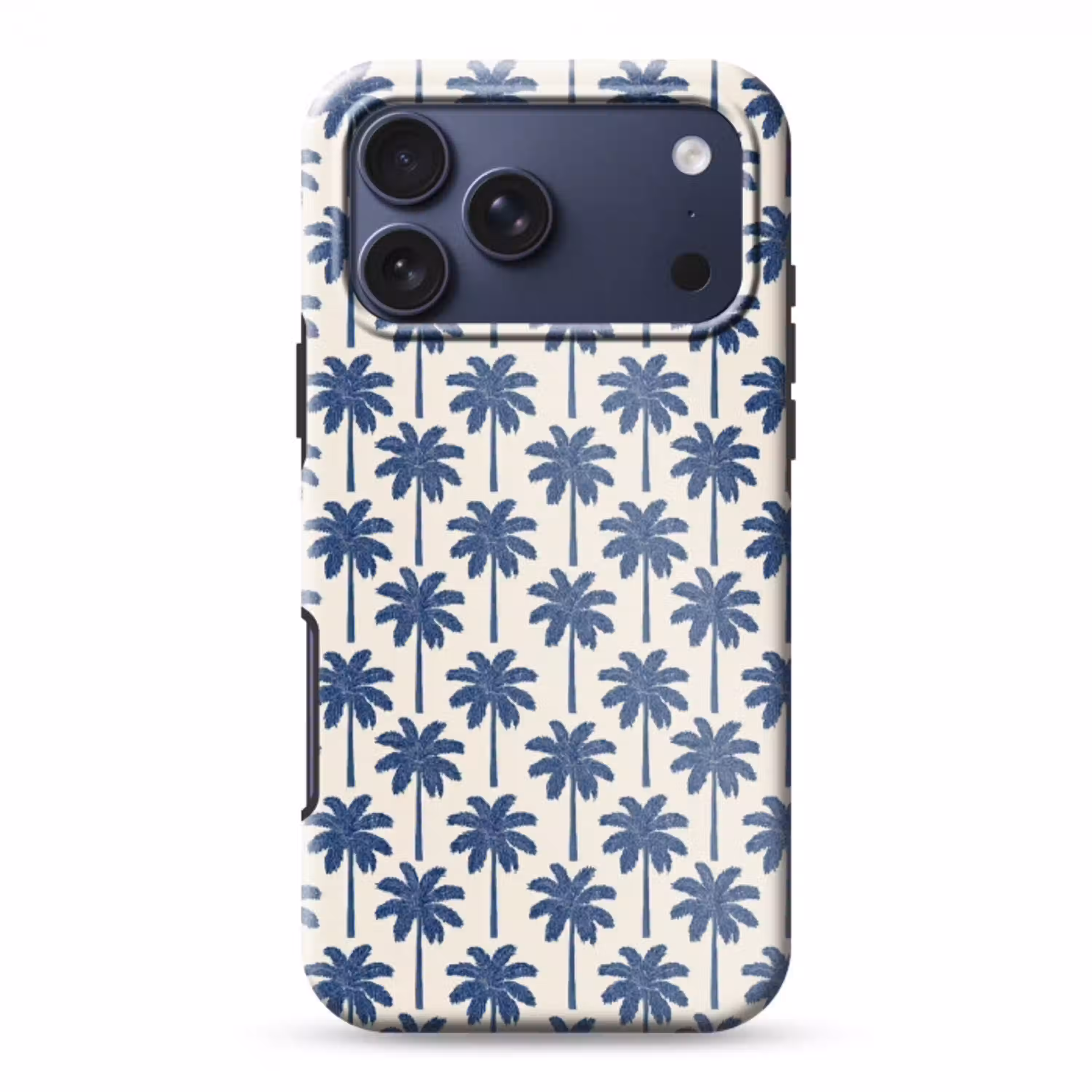 Symmetrisch - Palm - Blauw Toughcase MagSafe Apple iPhone 17 Pro Max klein 1019 -3d