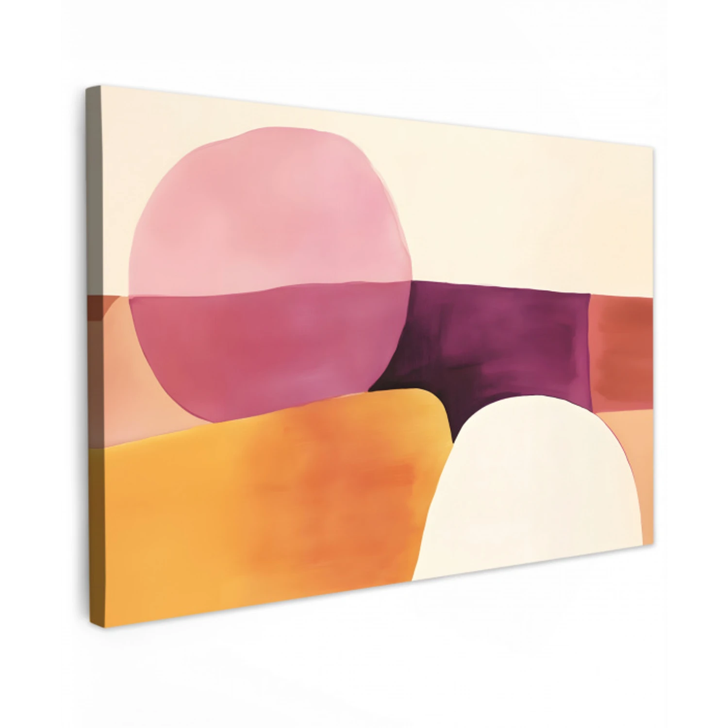 Vormen - Abstract - Kleurrijk canvas 2cm klein -z3d