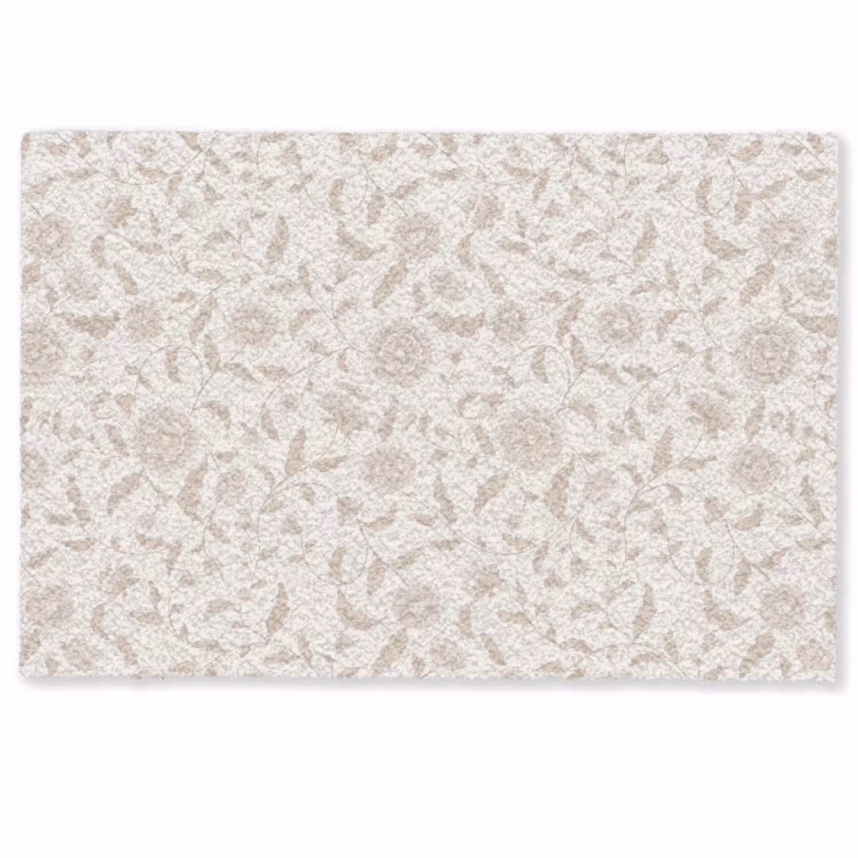 Sierlijk - Bloemen - Beige Deurmat klein 898 -zkaufland3d