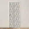 Reliëf - Structuur - Wit deurposter klein 289 -3d_beige