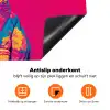 Konijn - Bloemen - Kleurrijk - Kimono Inductie beschermer vinyl 3mm klein -zzzzzzz-td-onderkant