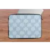 Palmboom - Modern - Blauw laptophoes neopreen klein 279 -tafel
