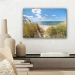 Duin - Gras - Zee - Strand canvas 2cm klein -sfeer6