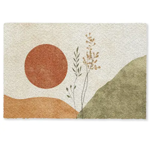 Zon - Abstract - Takken - Oranje Deurmat klein -zkaufland3d