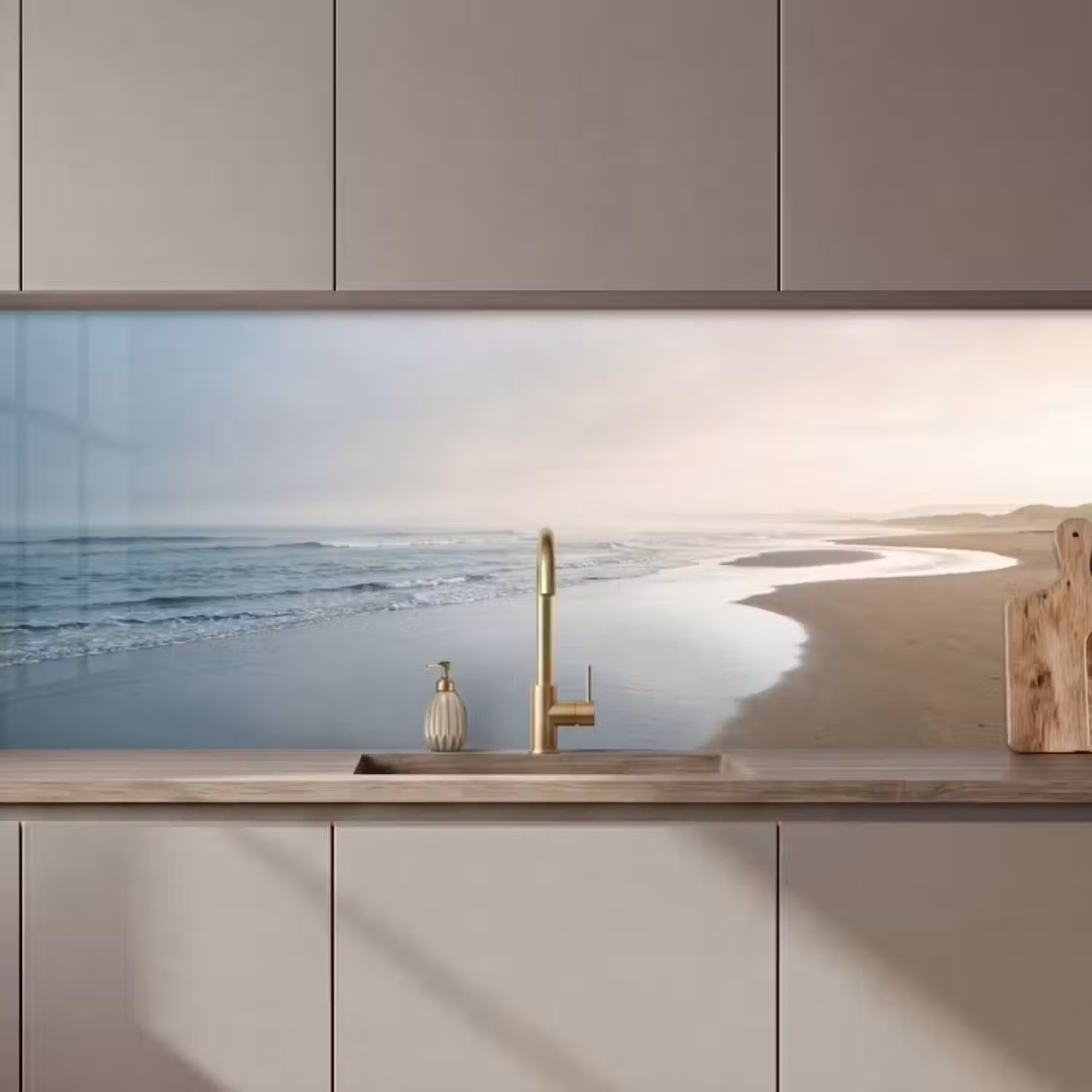 Küchenrückwand - Küstenlinie - Strand - Meer