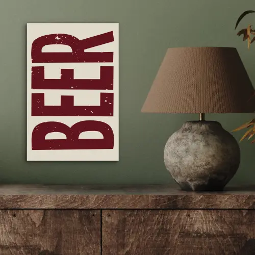 Japandi - Beer - Red - Retro aluminium wit klein -sfeer2