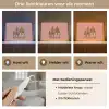 Illustratie - Bankje - Personen - Minimalistisch Light Box met kabel (Tafellamp) klein -USP_lichtkleurNL
