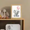 Olifant - Baby dier - Roze ballon Light Box met kabel klein -sfeer2_kind