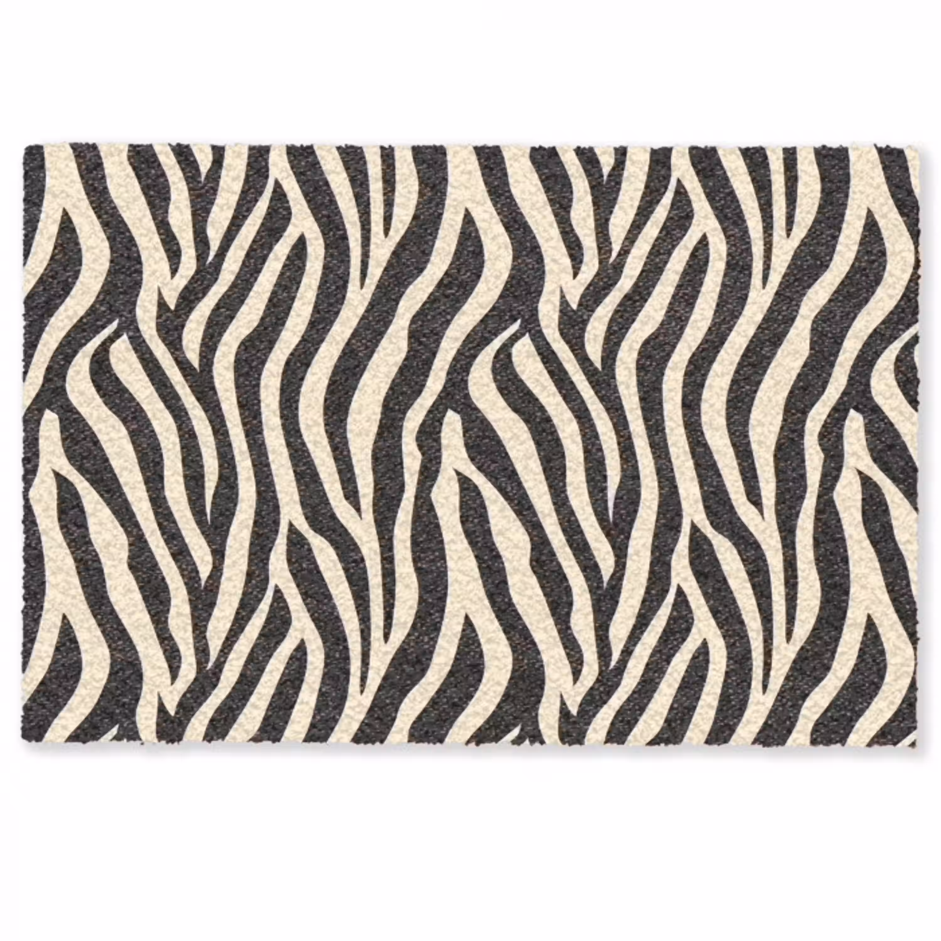 Zebra - Print - Klassiek - Zwart Deurmat klein 898 -zkaufland3d