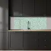 Bloemen - Wit - Vintage - Patronen keuken achterwand 2 middel 871 -sfeer1