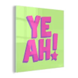 Groen - Neon - Quote plexiglas 5mm klein -z3d