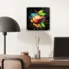 Koffie - Graffiti - Drinken - Abstract plexiglas 5mm klein -sfeer6