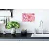 Bloemenpatroon - Roze - Oranje - Bloemen Muursticker klein -keuken