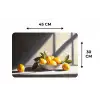 Citroenen - Stilleven - Geel Placemat vinyl groot -specs