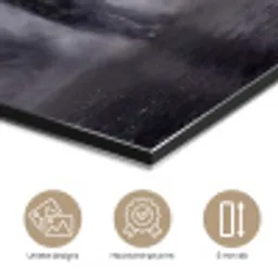 Paard - Magisch - Zwart aluminium wit klein -closeup_NL