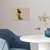 Vos - Gele bloemen - Minimalistisch poster papier klein -sfeer3