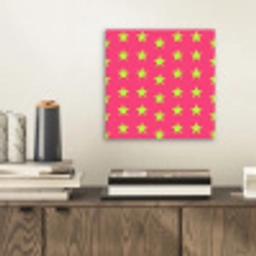 Sterren - Patroon - Roze aluminium wit klein 46 -sfeer1