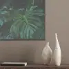 Monstera -  Inductie beschermer - Bladeren - Tropical - Afdekplaat voor kookplaat PET vilt klein -sfeer6_closeup