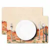 Landschap - Heuvels - Zonsondergang Placemat vinyl groot -zzsfeer2_Kitchenyeah-website
