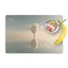Luchtballon - Wolken - Water - Blauw Placemat vinyl groot -zzzproduct_Kitchenyeah-website
