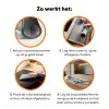 Vrolijk -  Sneeuw - Kleurrijk Inductie beschermer vinyl 3mm klein -zzzzzzz-td-werking
