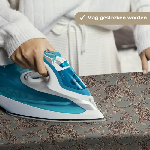 Donker - Bloemen - Sierlijk Wandkleed katoen klein 269 -sfeer9