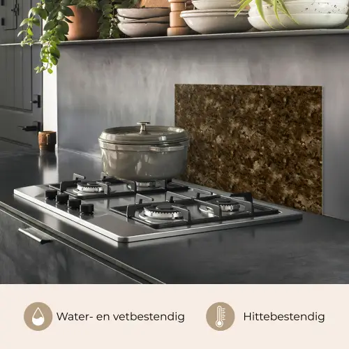 Donker - Graniet - Bruin keuken achterwand spatscherm klein 900 -usp_NL