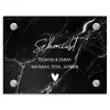 Marmer - Sierlijk Naambord Rechthoek middel -3d