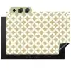 Symmetrisch - Motief - Beige Inductie beschemer met haakjes klein 777 -3d