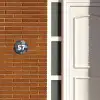 Donkergrijze stenen - Traditioneel Naambord Rond klein -sfeer3-rond-XS