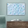 Schuim - Bubbels - Blauw canvas 2cm klein -sfeer4