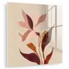 Bloemen - Blaadjes - Minimalistisch - Roze plexiglas 5mm klein -zzzproduct_nieuw