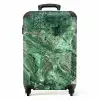Marmer - Diepgroen Marmerlandschap NBS - Handbagage koffer - Kinderen Unisex middel -productfoto_recht