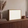 Valentijn - Hart - Wit - Zwart Light Box met batterij (Wandlamp) middel 907 -sfeer2