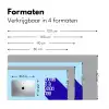 Today is a good day - Blauw - Schaduw Muismat XXL klein -sfeer5