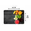 Fruit - Smoothie - Industrieel - Zomer Placemat vinyl groot -specs