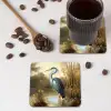 Reiger - Water - Planten onderzetter kurk middel -sfeer2