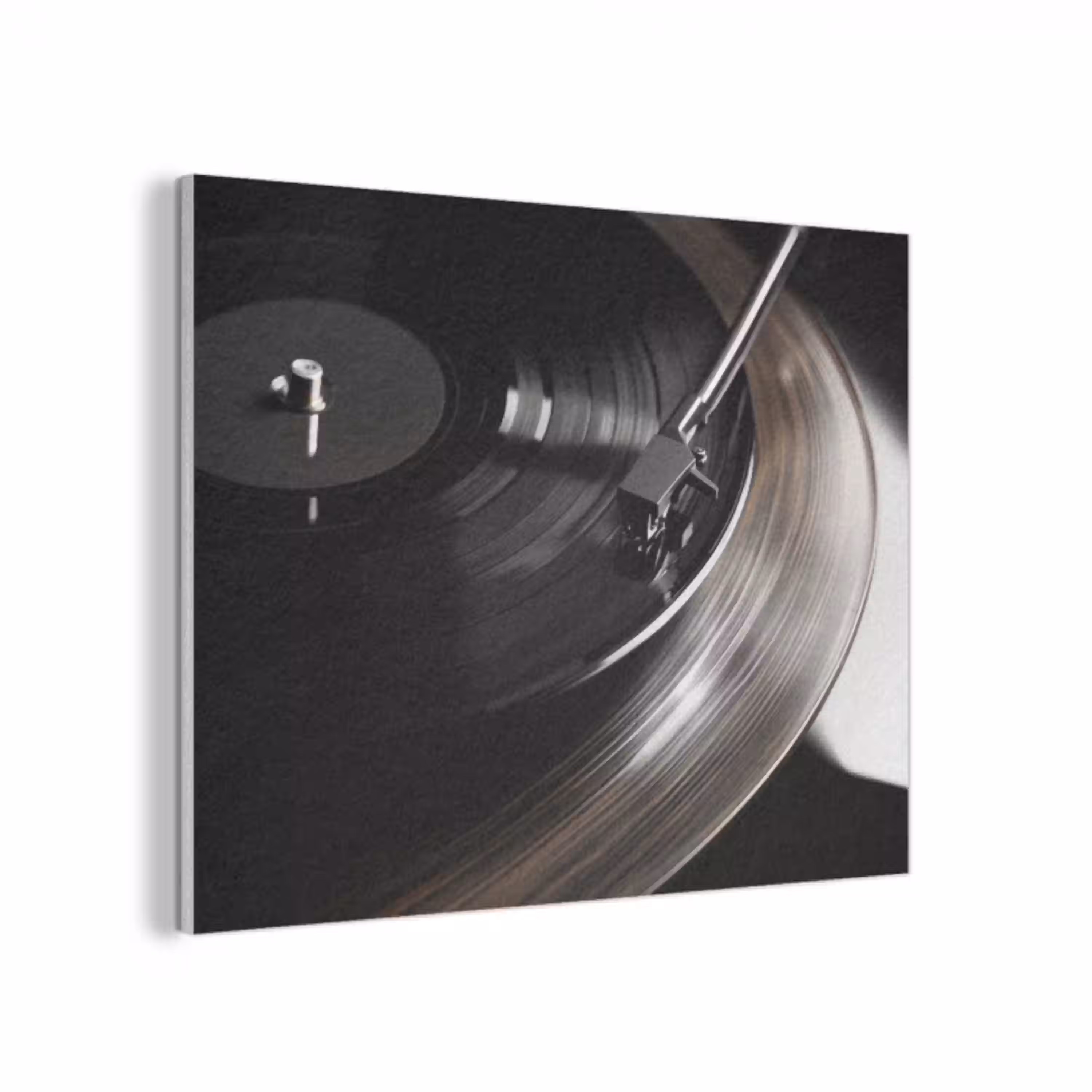 Close-up - Vinylplaat - Platenspeler - Zwart PET vilt klein -3d