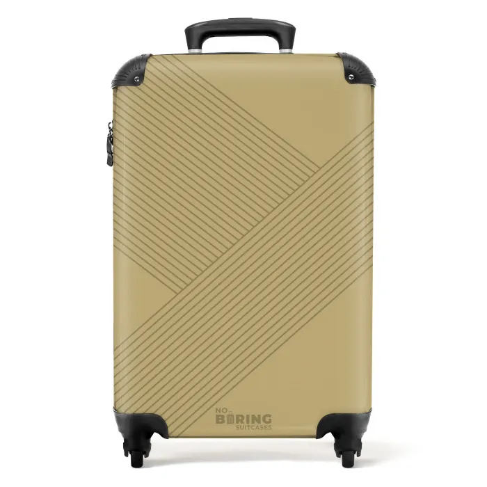 Minimal - Kruisende lijnen op NBS - Handbagage koffer - Unisex middel -productfoto_recht
