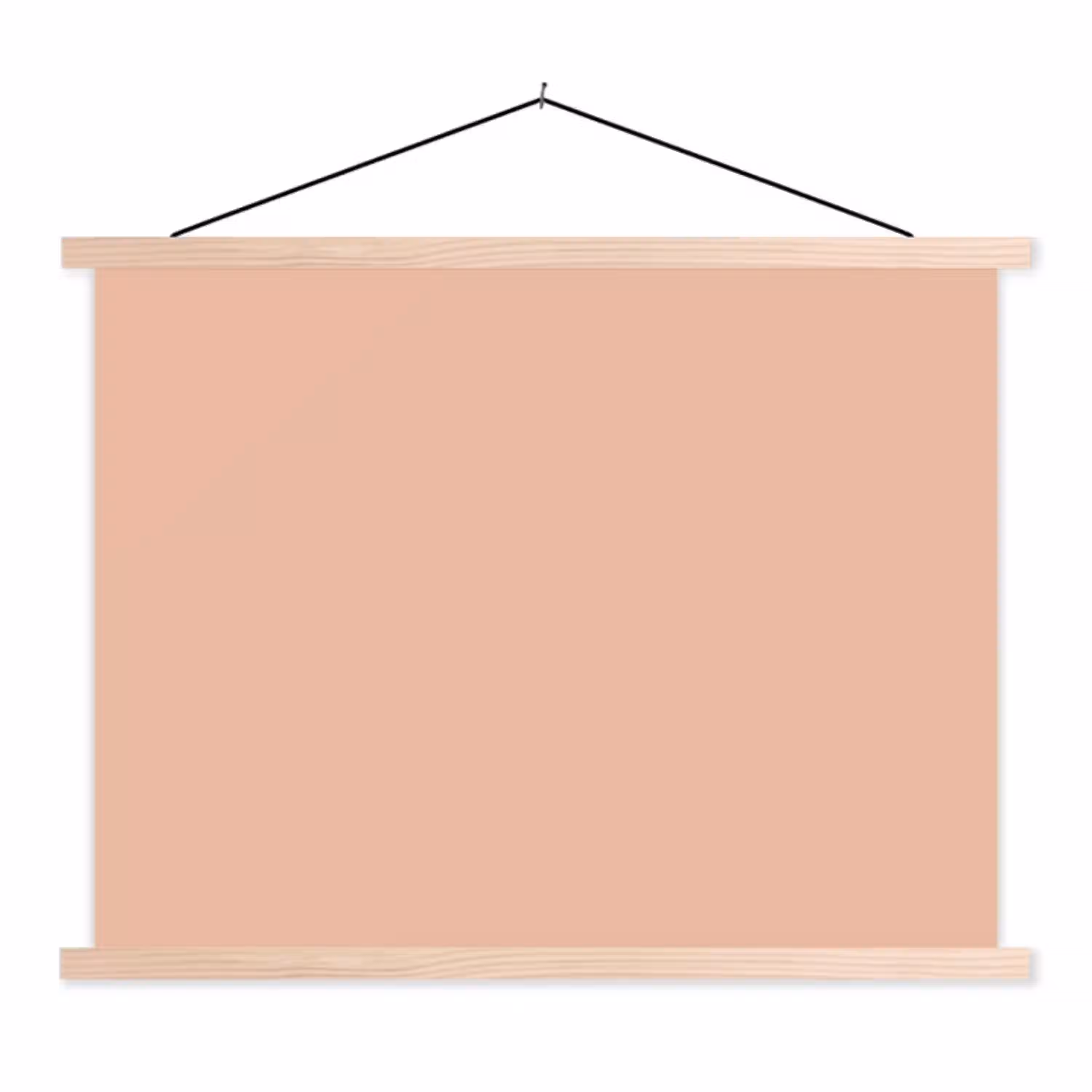 Blush - Terracotta - Nude textielposter latten blank klein 122 -3d