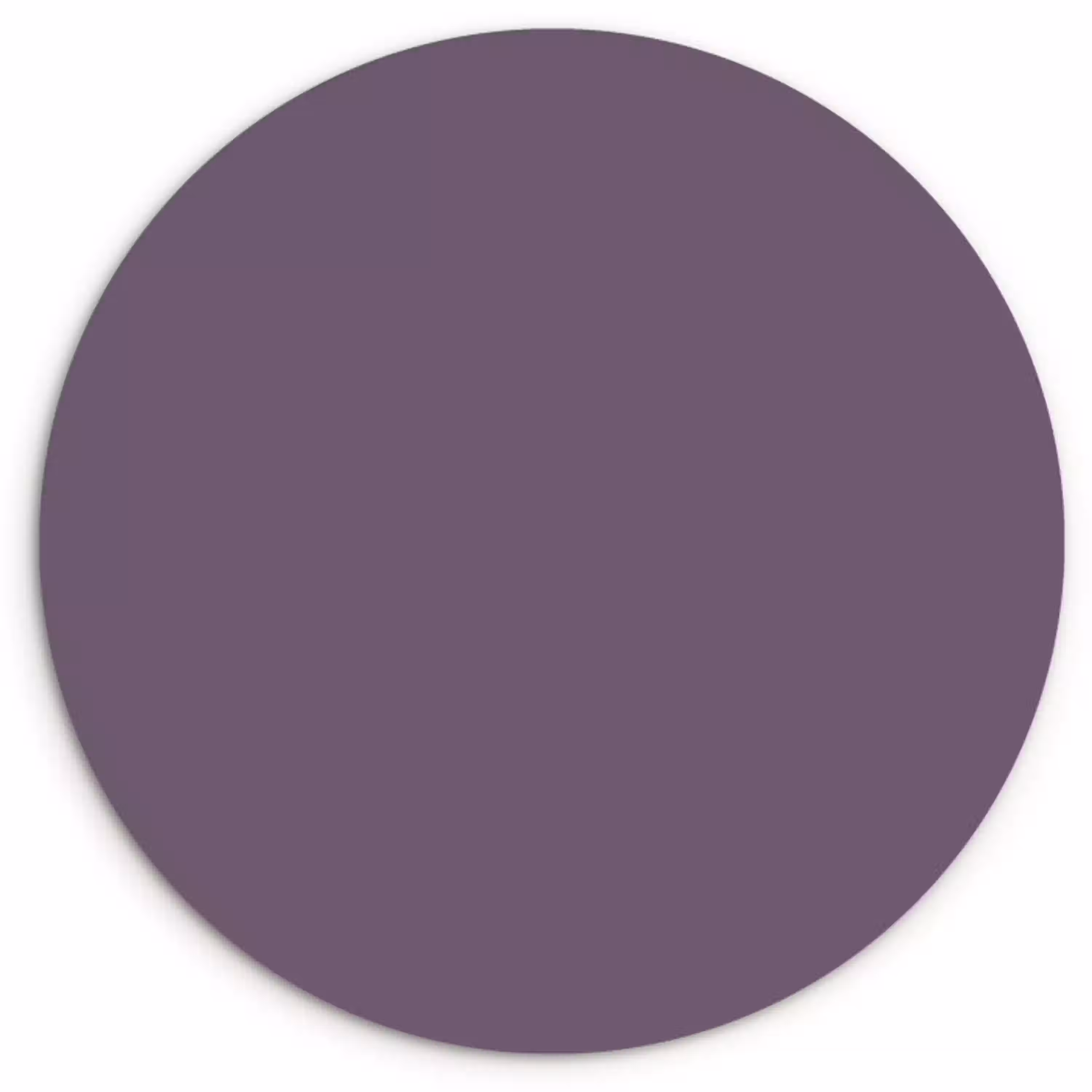 Velvet - Aubergine - Paars Wandcirkel kunststof plaat 5mm dik klein 188 -3d