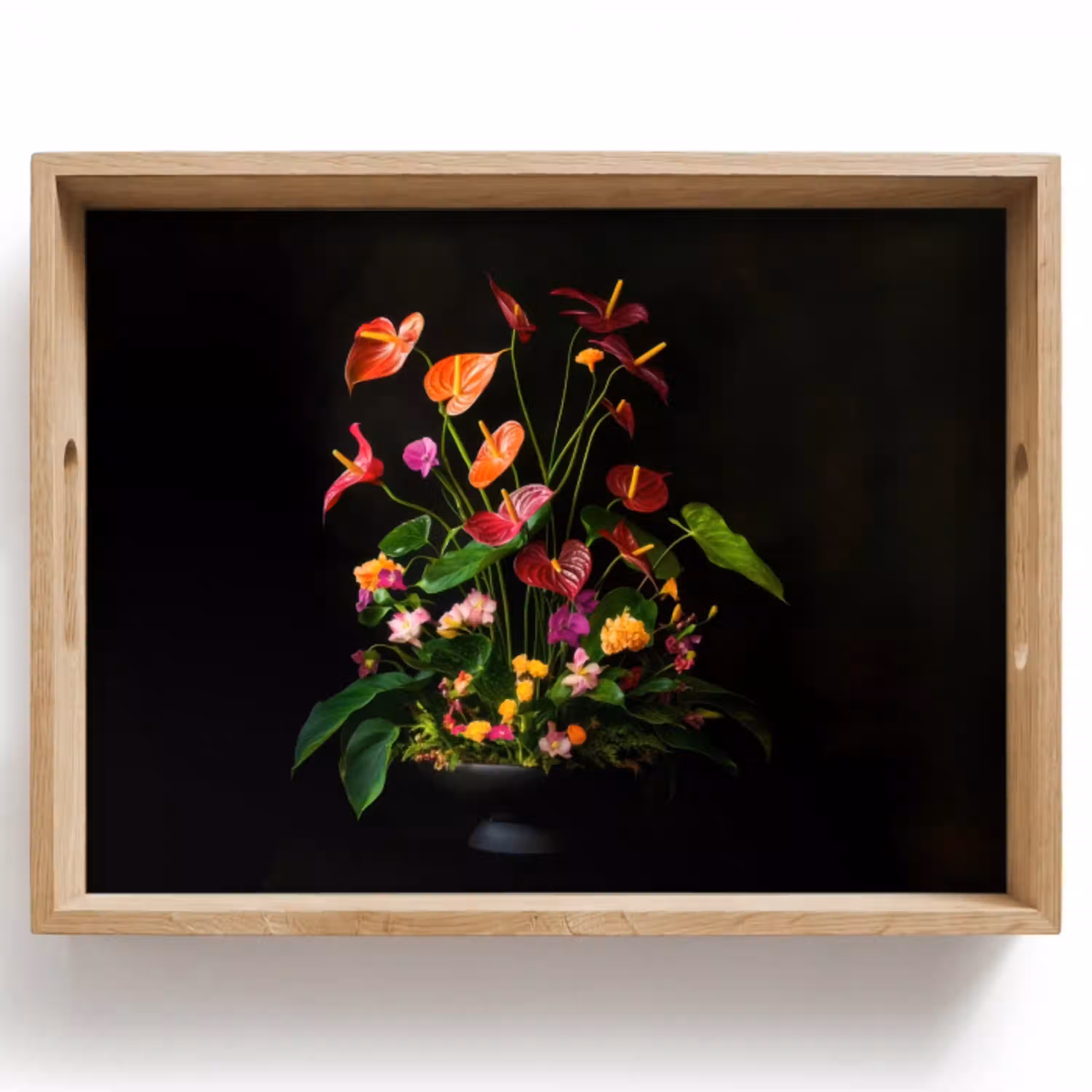 Bloemen - Vaas - Kleurrijk Dienblad Rechthoek middel -z3d_shopping