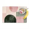 Vormen - Abstract - Cirkel - Zwart Placemat vinyl groot -zzzproduct_Kitchenyeah-website