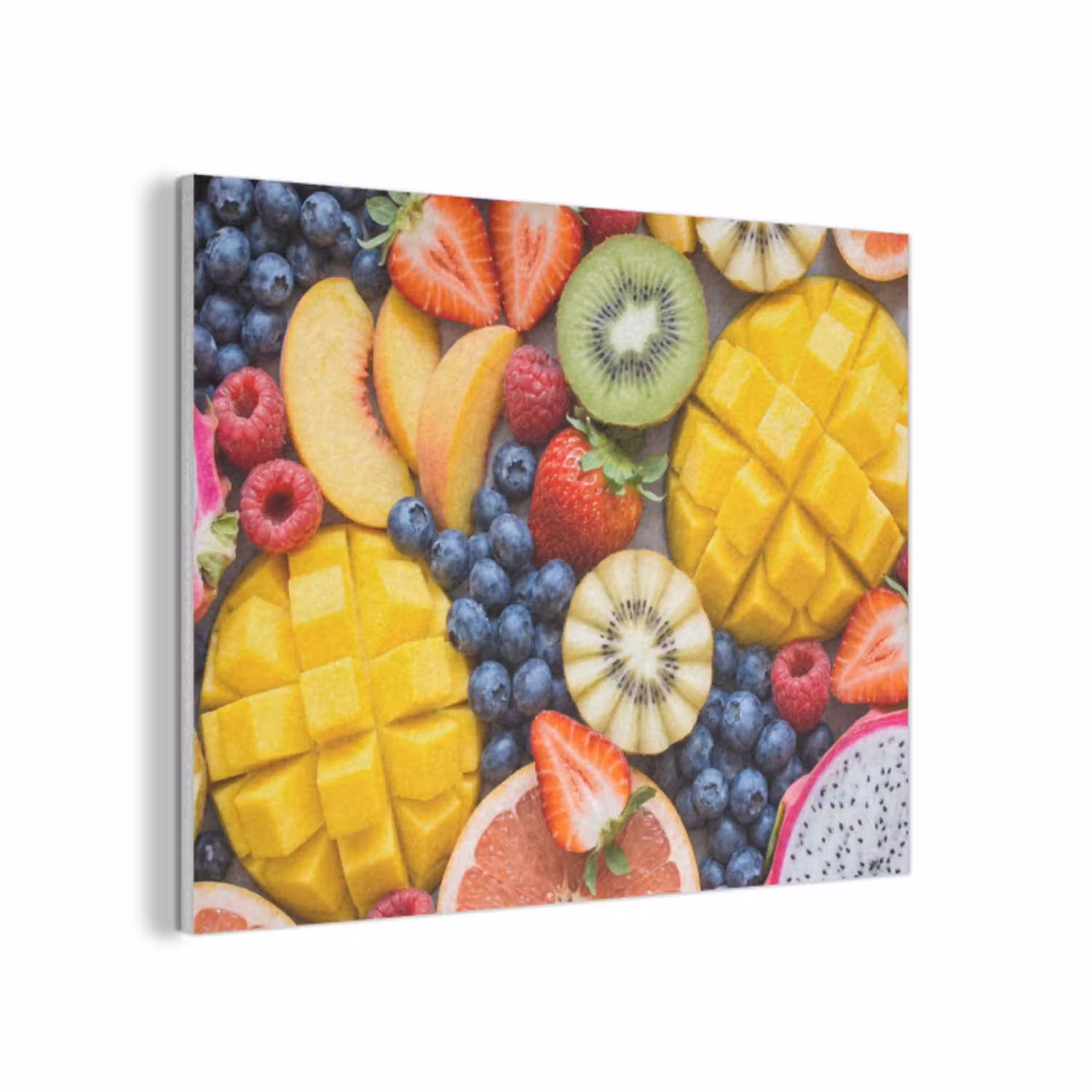 Fruit - Versneden - Kleurrijk - Eten - Gezond PET vilt klein -3d