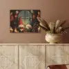 Gnooms - Kerst - Raam - Kleurrijk PET vilt klein -sfeer4
