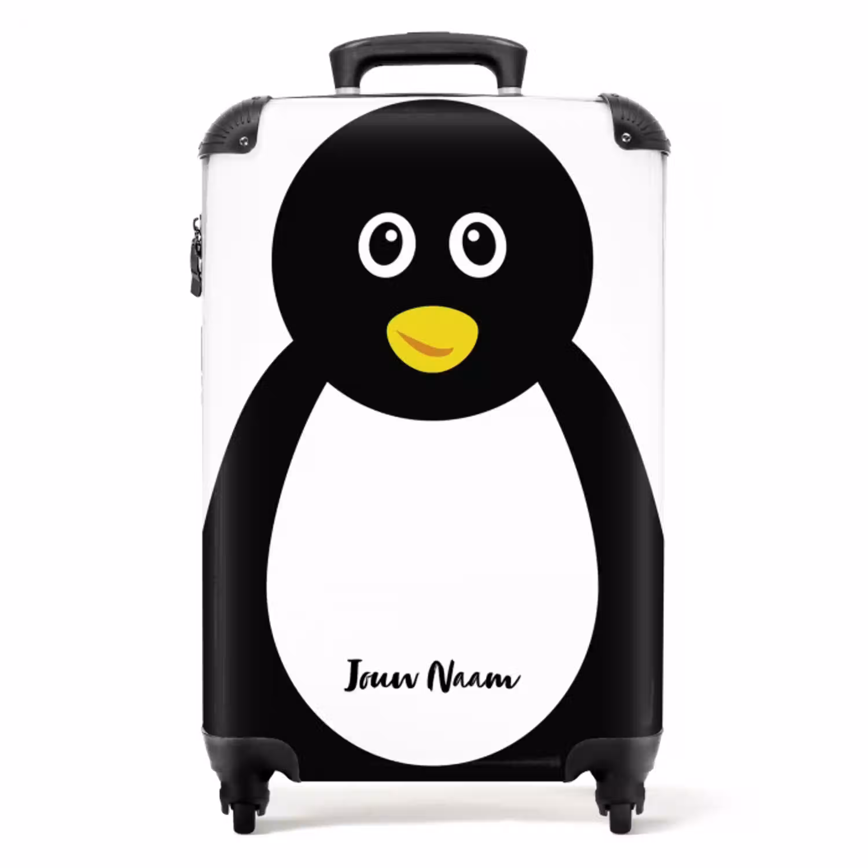 Pim pinguïn NBS - Handbagage koffer - Kinderen Unisex middel -productfoto_recht
