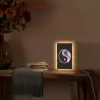 Yin-Yang - Cirkel - Regenboog Light Box met kabel (Tafellamp) klein -sfeer4