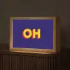 Blauw - Geel - OH - Schaduw Light Box met kabel (Tafellamp) klein -z3d_website